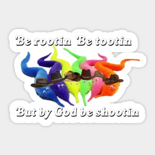 By God Be Shootin Sticker